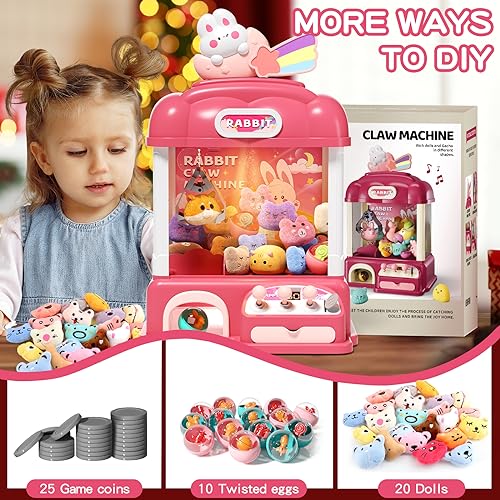 55 PCS Kids Claw Machine with Lights Sound A647