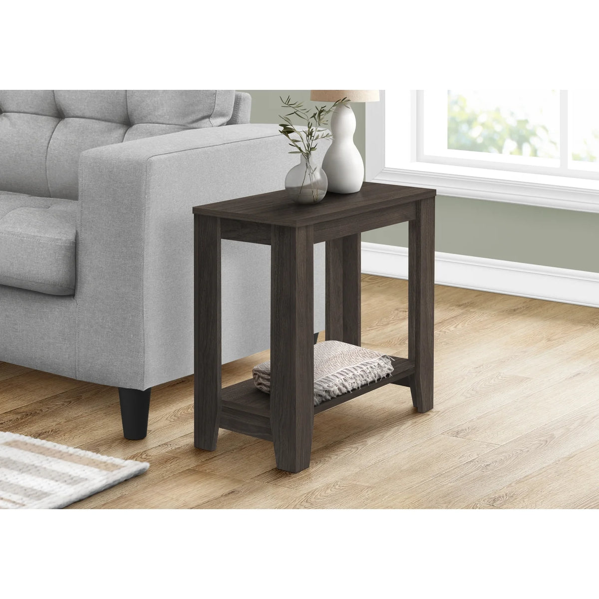 Brown Laminate Accent Table H7748