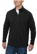 Black 1/4 Zip Pullover Shirt N7270