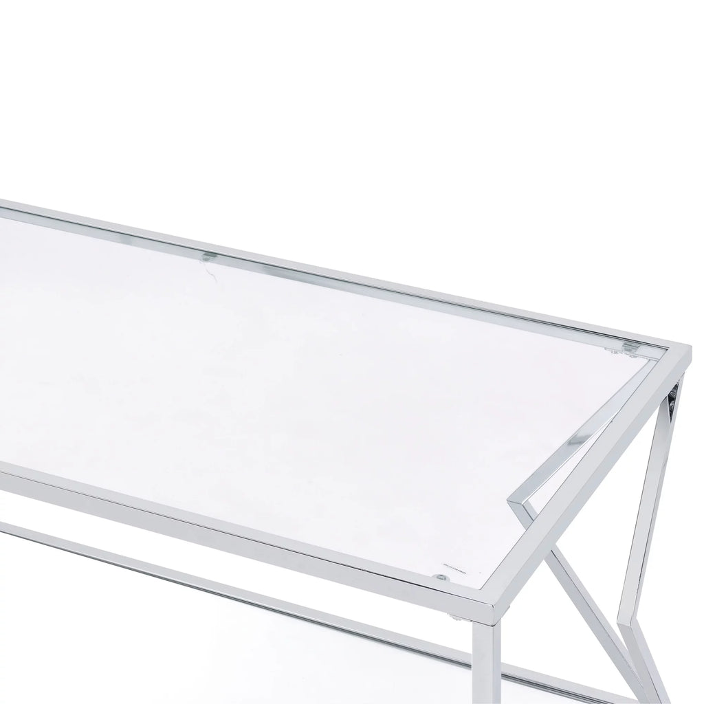 Glass Top Rectangular Coffee Table O961