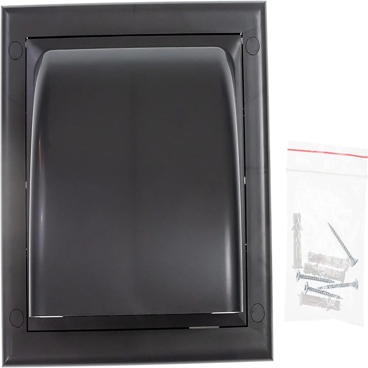 4 Inches Graphite Dryer Vent Hood with Bird Protection and Check Valve H7484