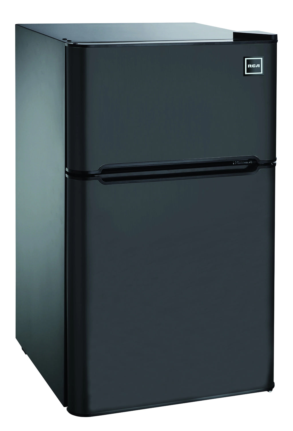 3.2 Cu Ft Two Door Mini Fridge with Freezer, Black K95306