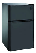 3.2 Cu Ft Two Door Mini Fridge with Freezer, Black K95306
