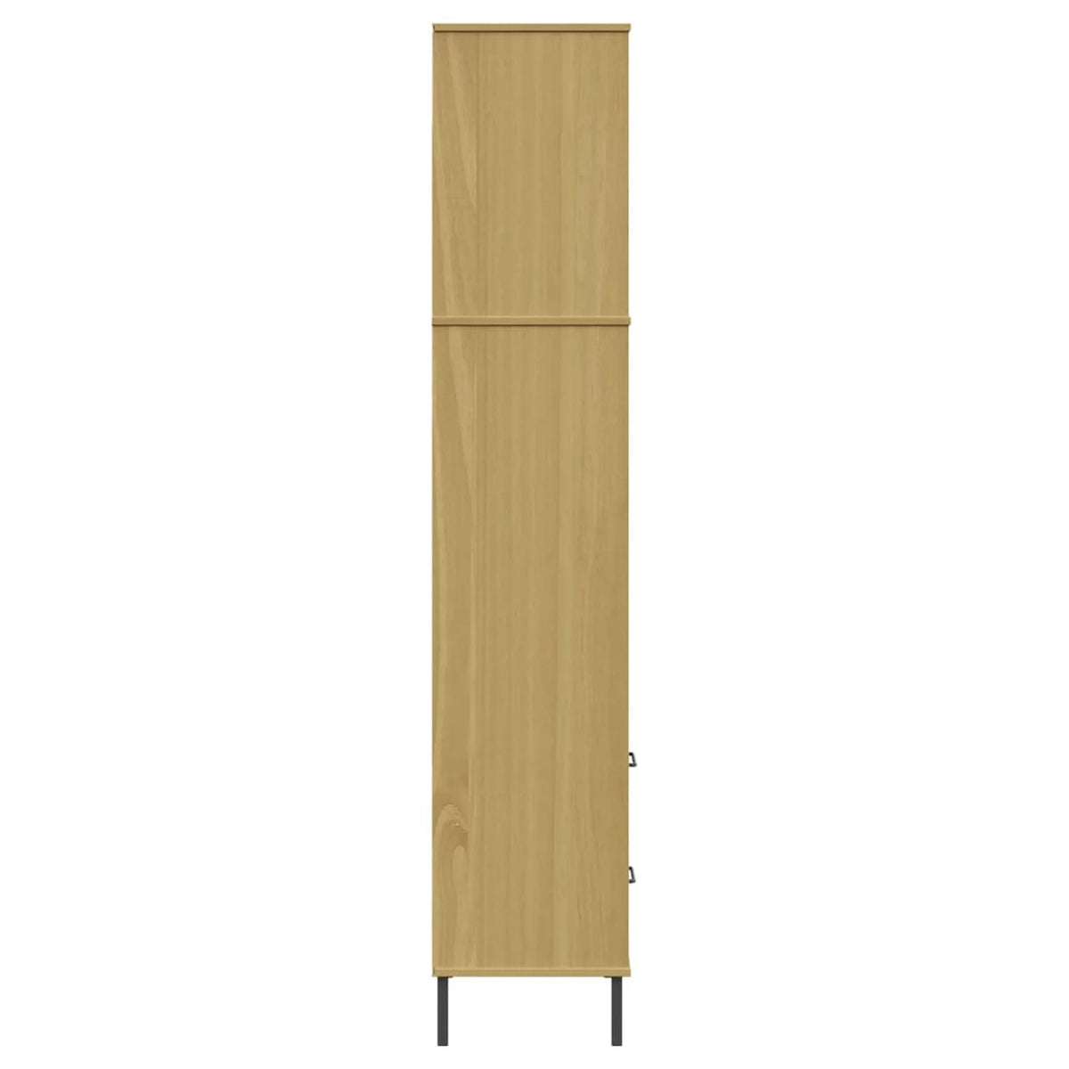 Pine Wood Bookcase with 2 Drawers and 4 Compartments I51536