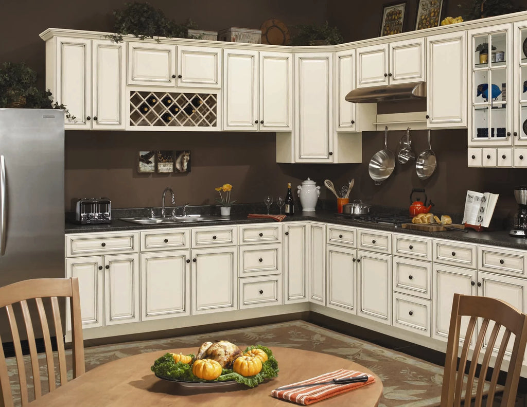 White 24" x 30" Double Door Wall Cabinet C619