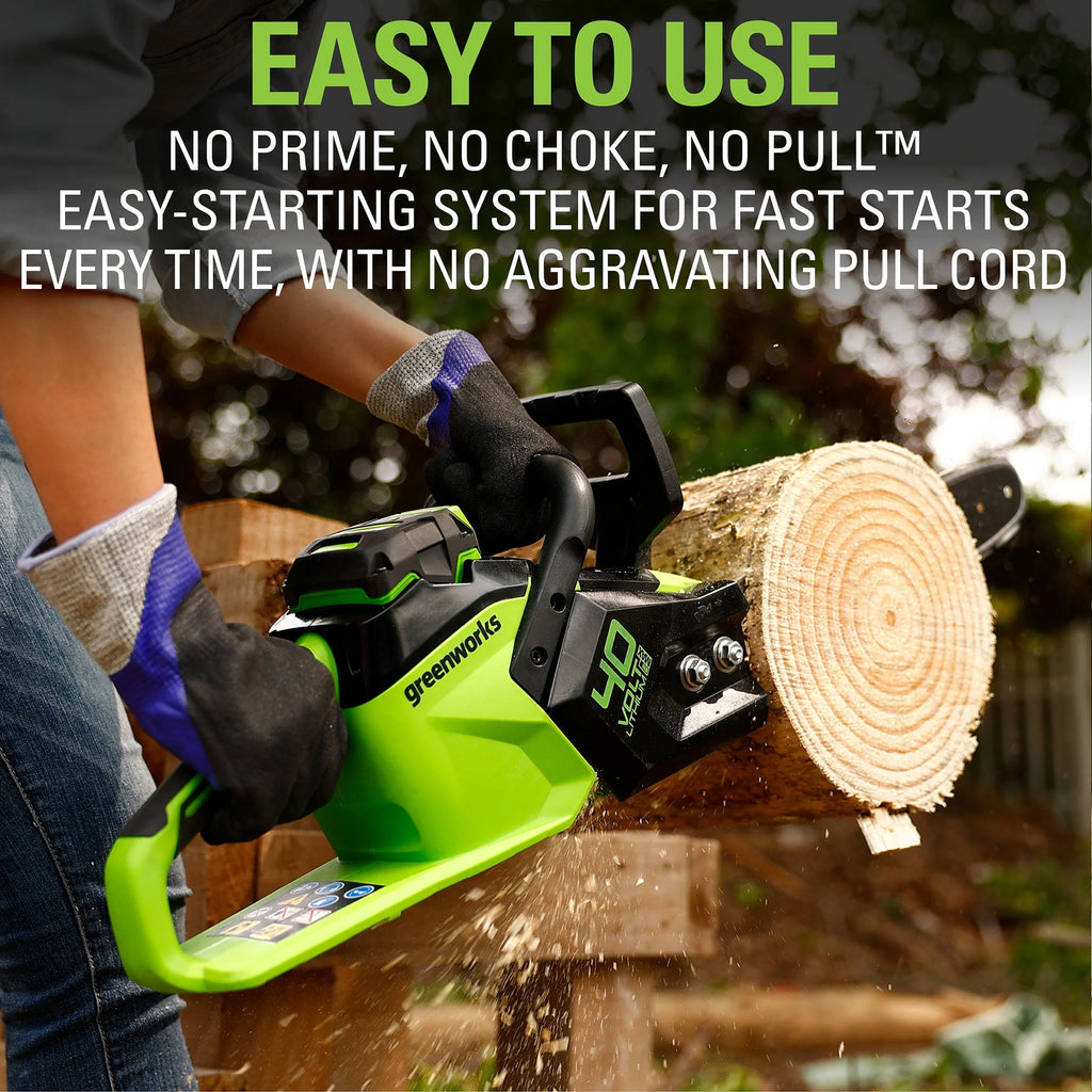 40V 14 Brushless Chainsaw with 2.5 Ah Battery & Charger T556