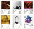 Poster Print Canvas Wall Art Set of 6 8x10 inch Unframed N840