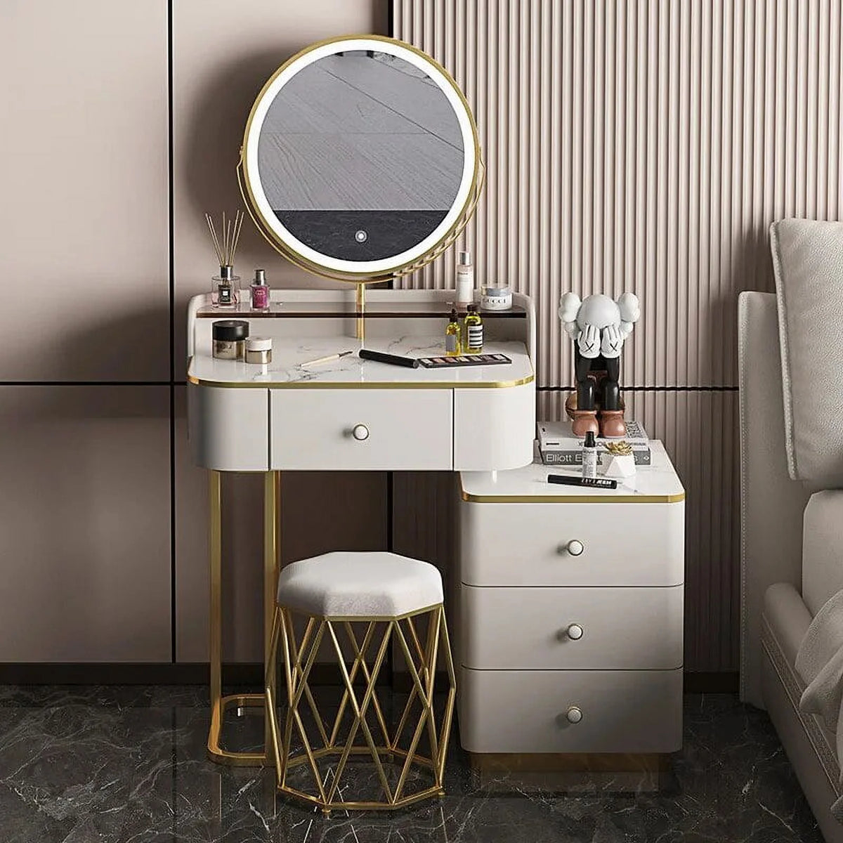 Multifunctional Storage Cabinet Dressing Table Dresser H393