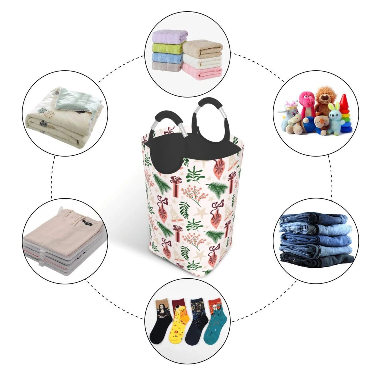 Collapsible Laundry Basket 50L R8888