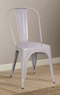 Silver Side Chair Set of 2 U79606