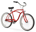 Red 26-Inch Three Speed Beach Cruiser Bicycle H16268