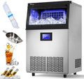 Commercial Ice Machine with 33LBS Storage Bin G801