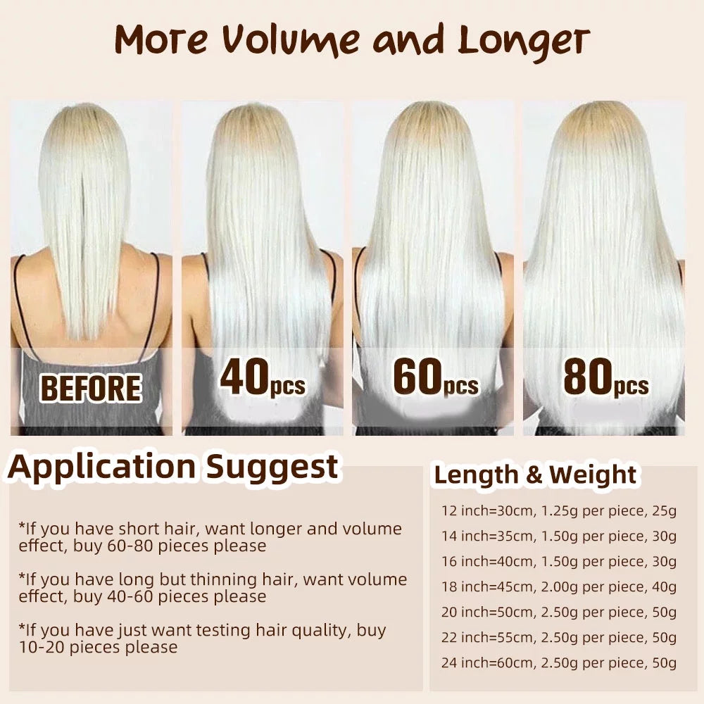 Ombre Tape In Human Hair Extensions 20pcs/pack J465