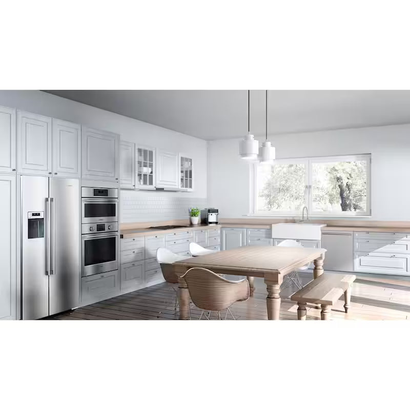 30 in. Electric Convection Wall Oven & Microwave Combo Stainless Steel N1614