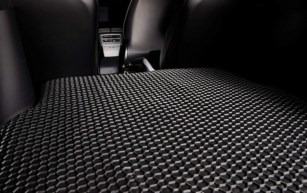 Black Rubber Cargo Trunk Mats Pack of 2 U633791