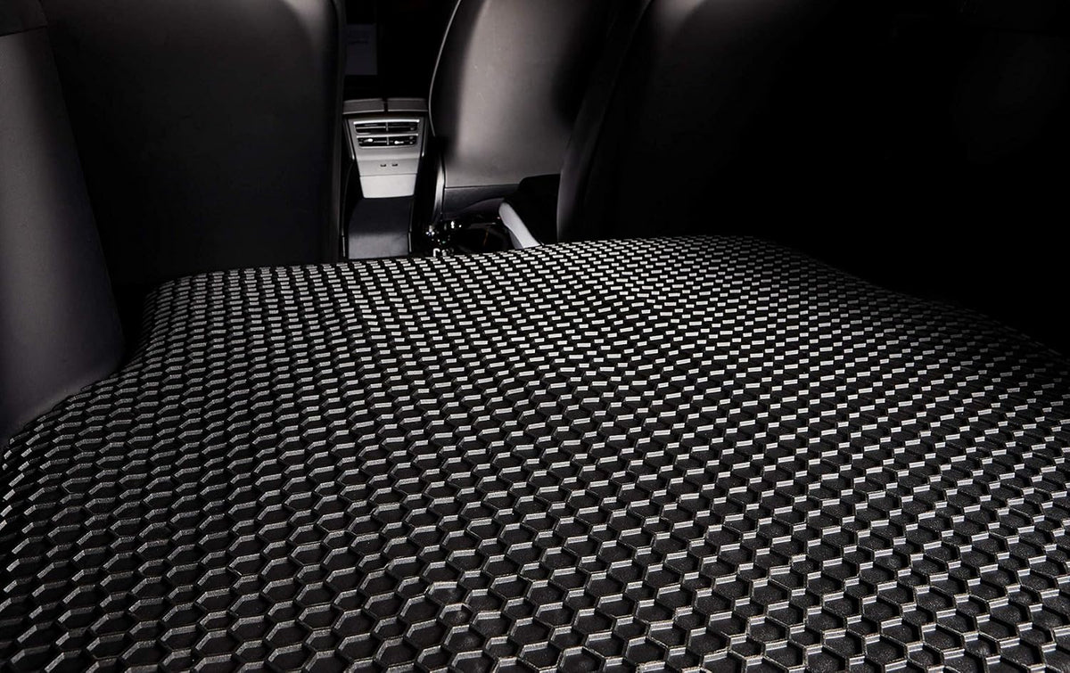 Black Rubber Cargo Trunk Mats Pack of 2 U633791