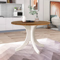 Mid-Century Solid Wood Round Dining Table U970504