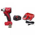 18-Volt Lithium-Ion Brushless Cordless 1/4 in. Compact Impact Driver with Battery and Charger F850529