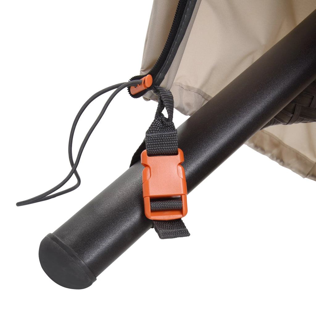 Gray Patio Swing Cover Y366491