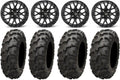 Black Wheels and Tires X292643