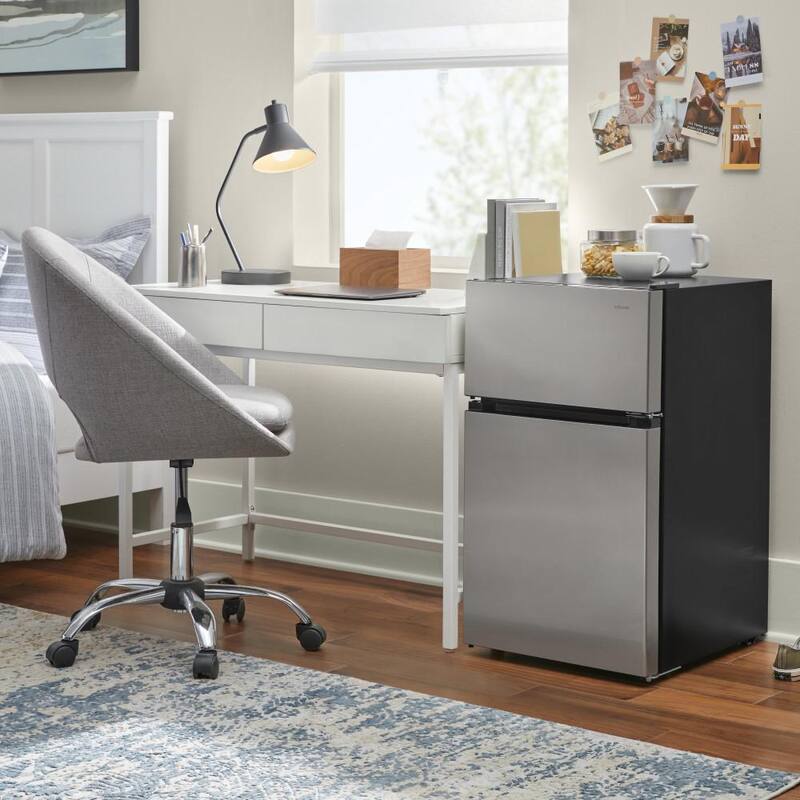 2-Door Mini Refrigerator with Freezer J902688