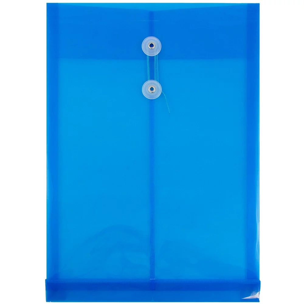 Blue Plastic Envelopes 12/Pack X769