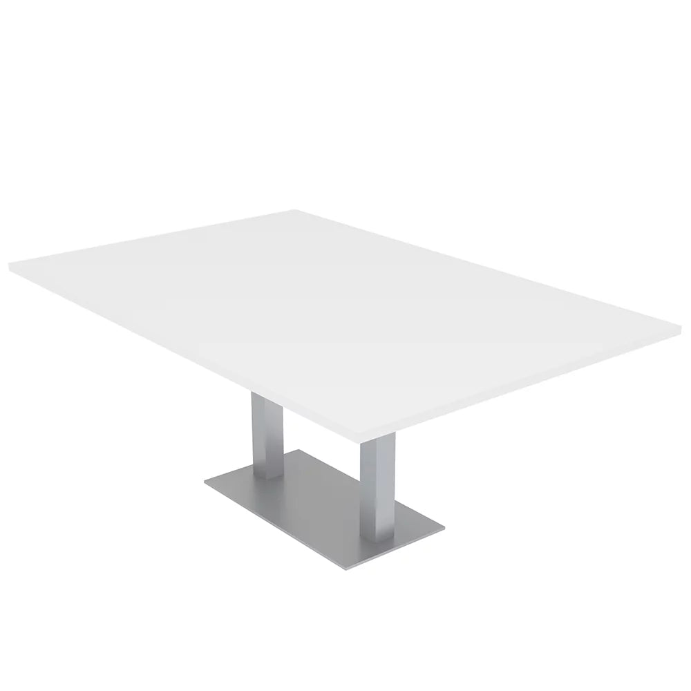 6 Person Rectangular Conference Table Metal Base D46897