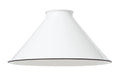 White Industrial Cone Metal Shade X89862