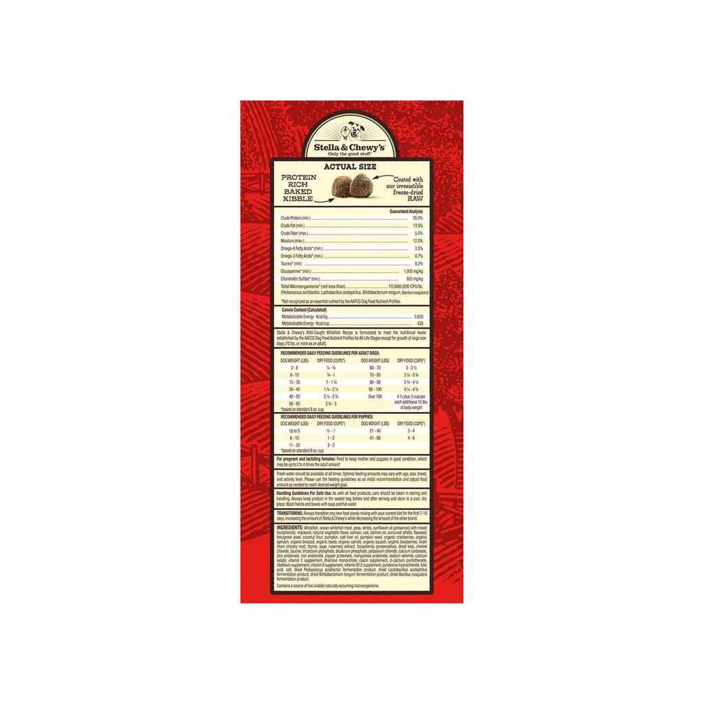 Raw Coated Dog Kibble Whitefish D53733