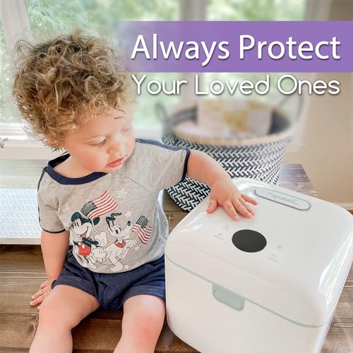 4-in-1 UV Light Sanitizer Box with Dual UV-C Lamps R780618