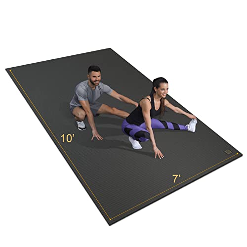 Extra Wide Large 7mm Thick Exercise Mat W34253