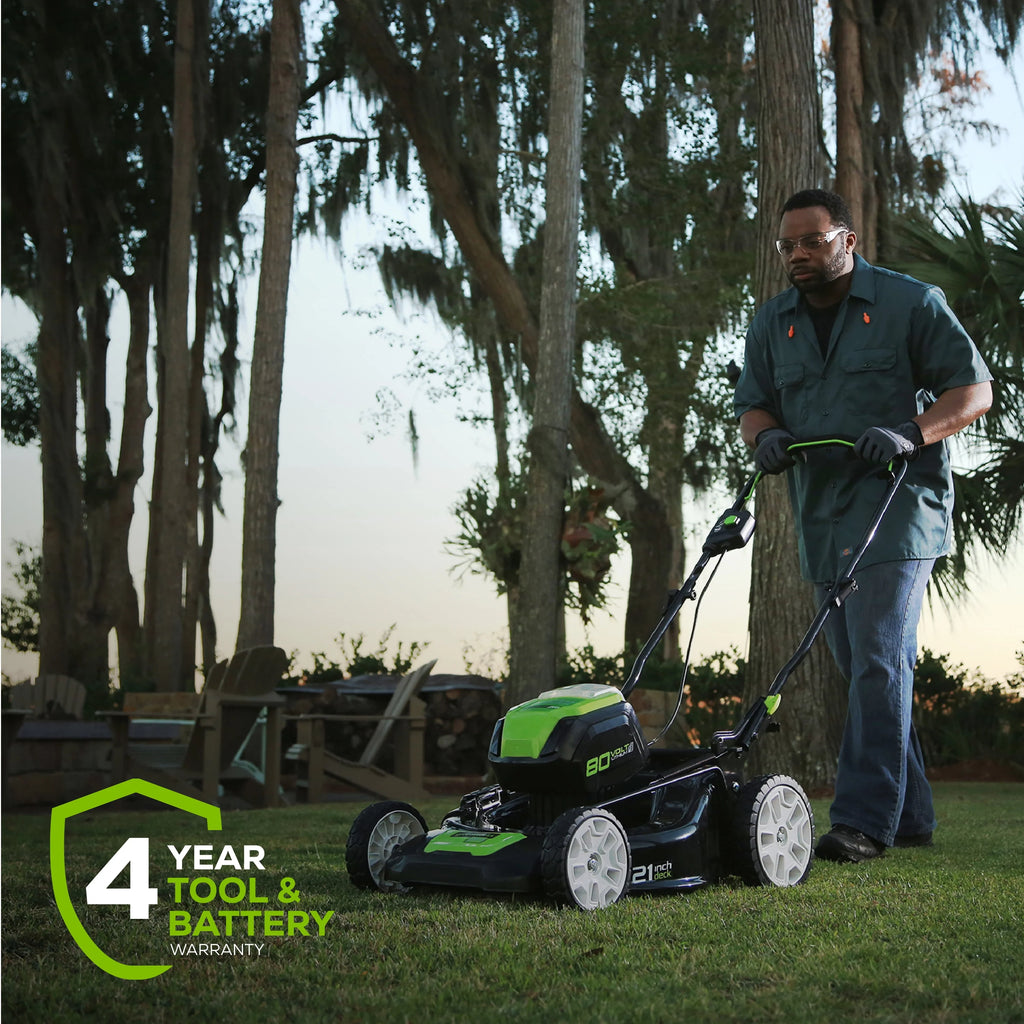80V 21 Self Propelled Mower 5Ah Battery & Charger G30658