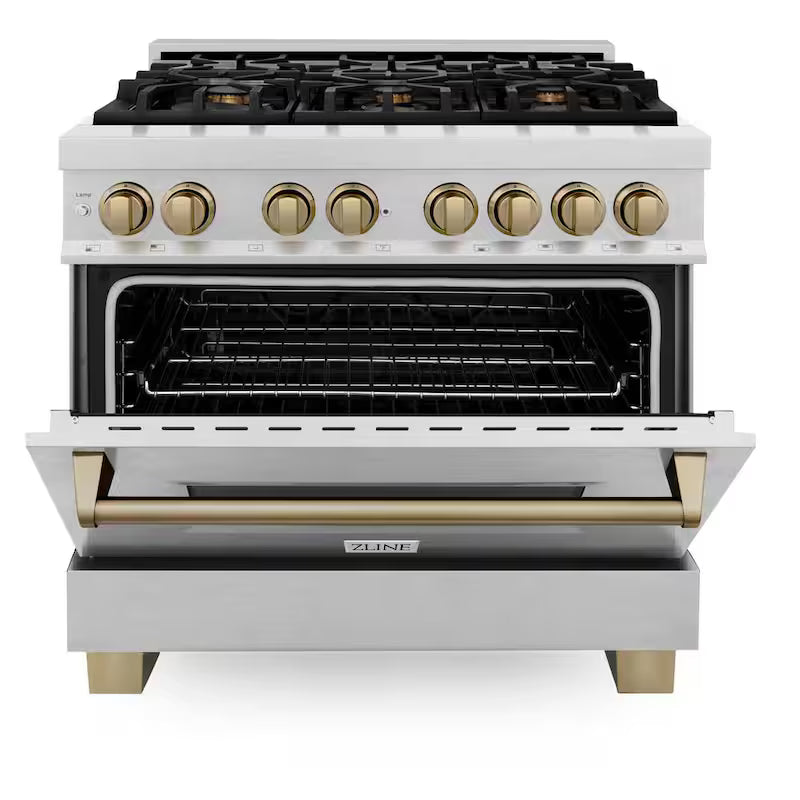 36 in. 6 Burner Dual Fuel Range Stainless Steel G3855