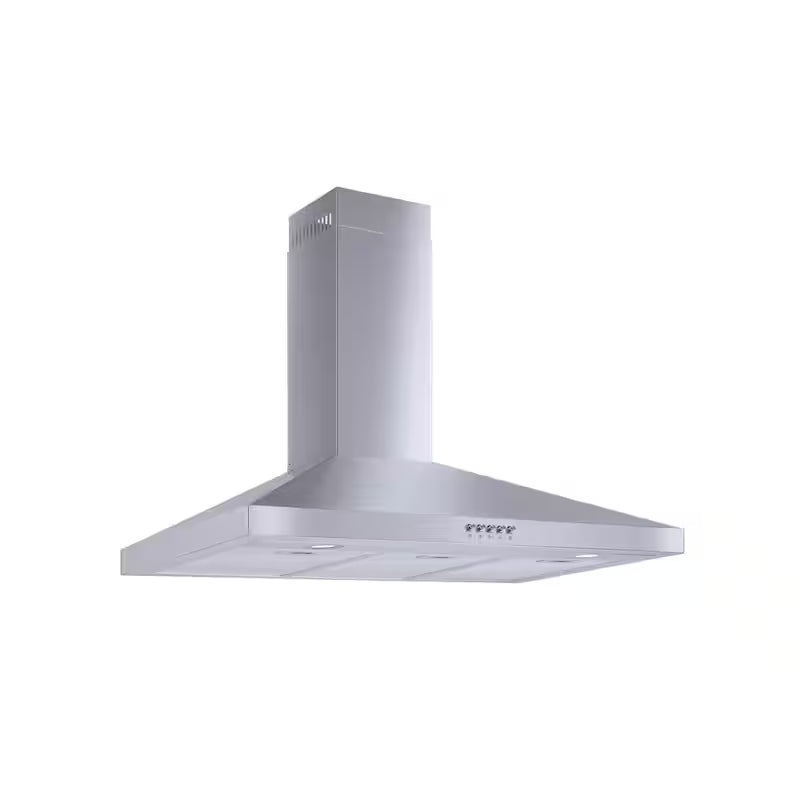 36 in. 350CFM Convertible Wall Mount Range Hood in Stainless Steel E3040