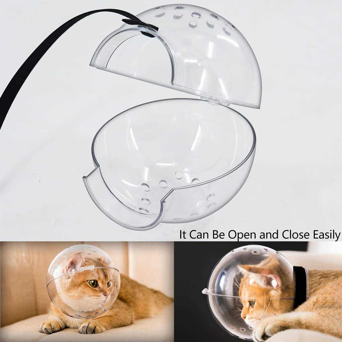 Transparent Breathable Cat Muzzle M Size P7030