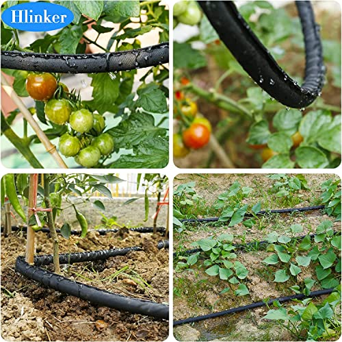 Flat Soaker Hose 100 ft with Stake O3388
