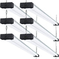 6 Pack 4 ft Linkable Integrated T8 LED Shop Light P650