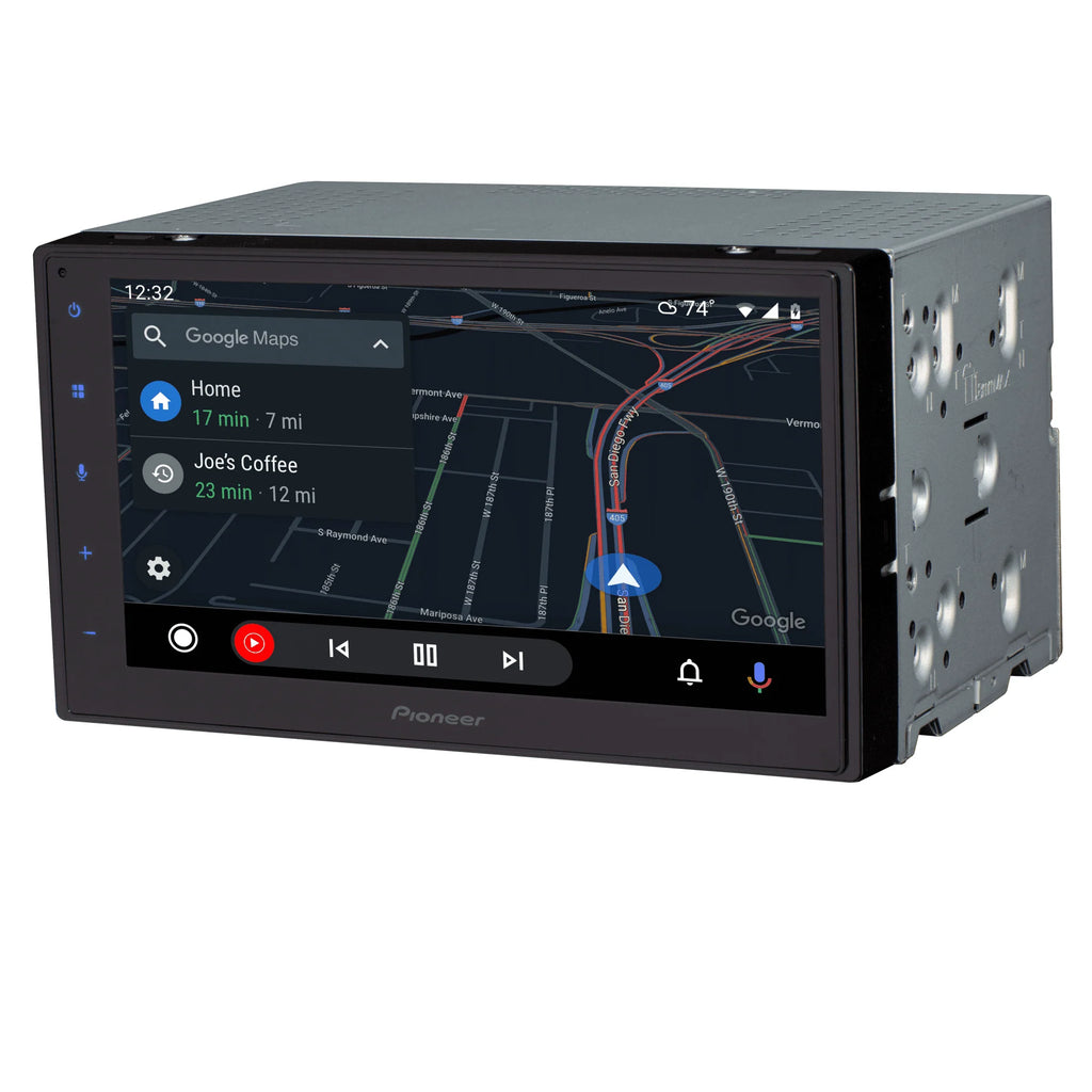 Double Din Digital Media Receiver with 6.8 Touchscreen and Bluetooth H825