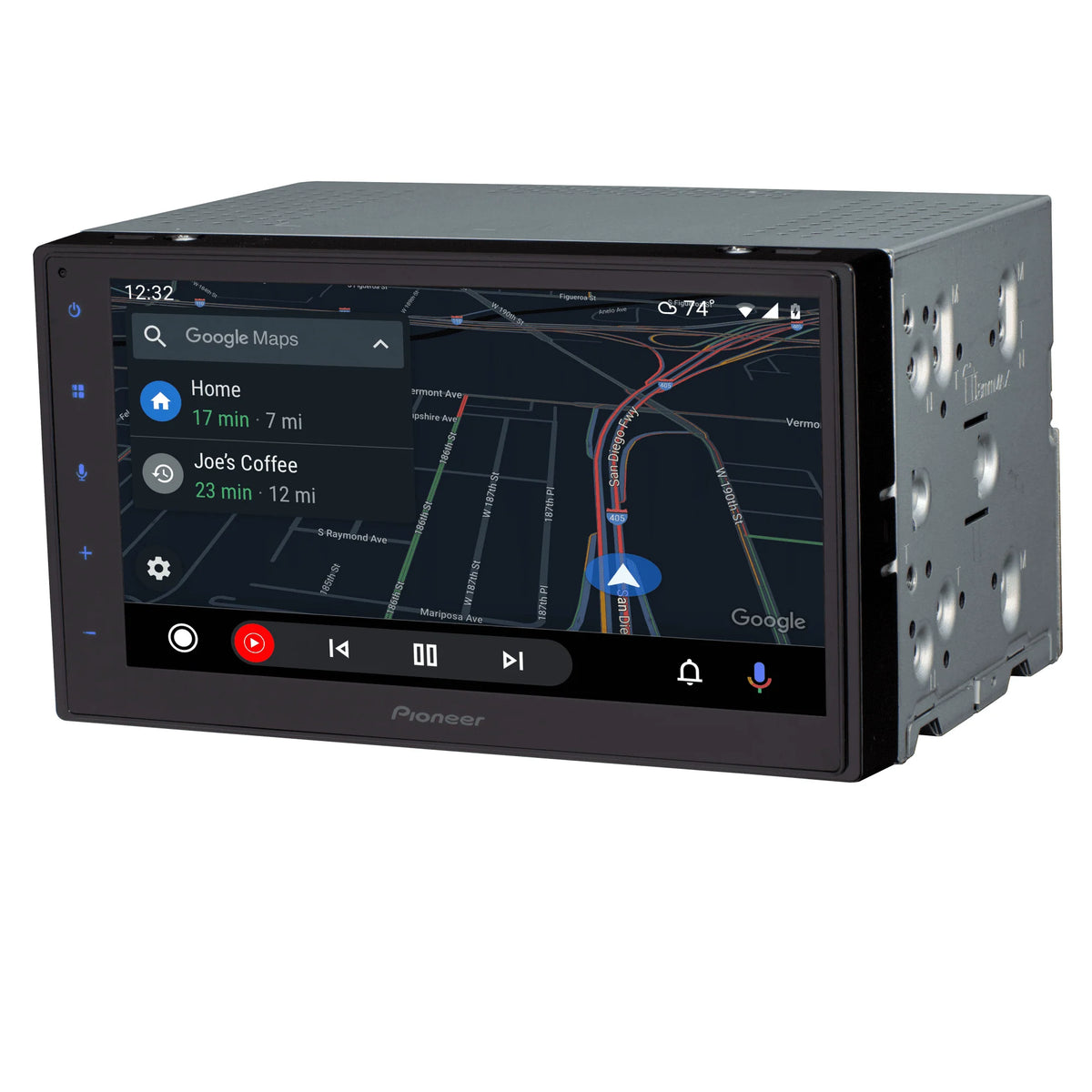 Double Din Digital Media Receiver with 6.8 Touchscreen and Bluetooth H825