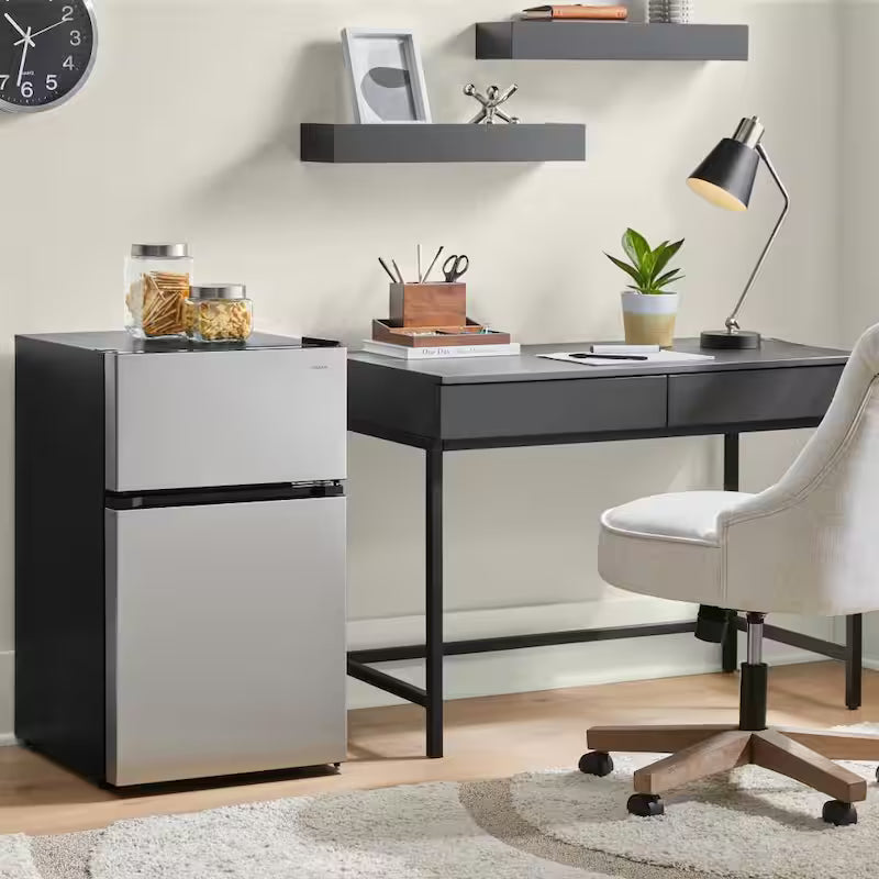 2-Door Mini Refrigerator with Freezer J902688