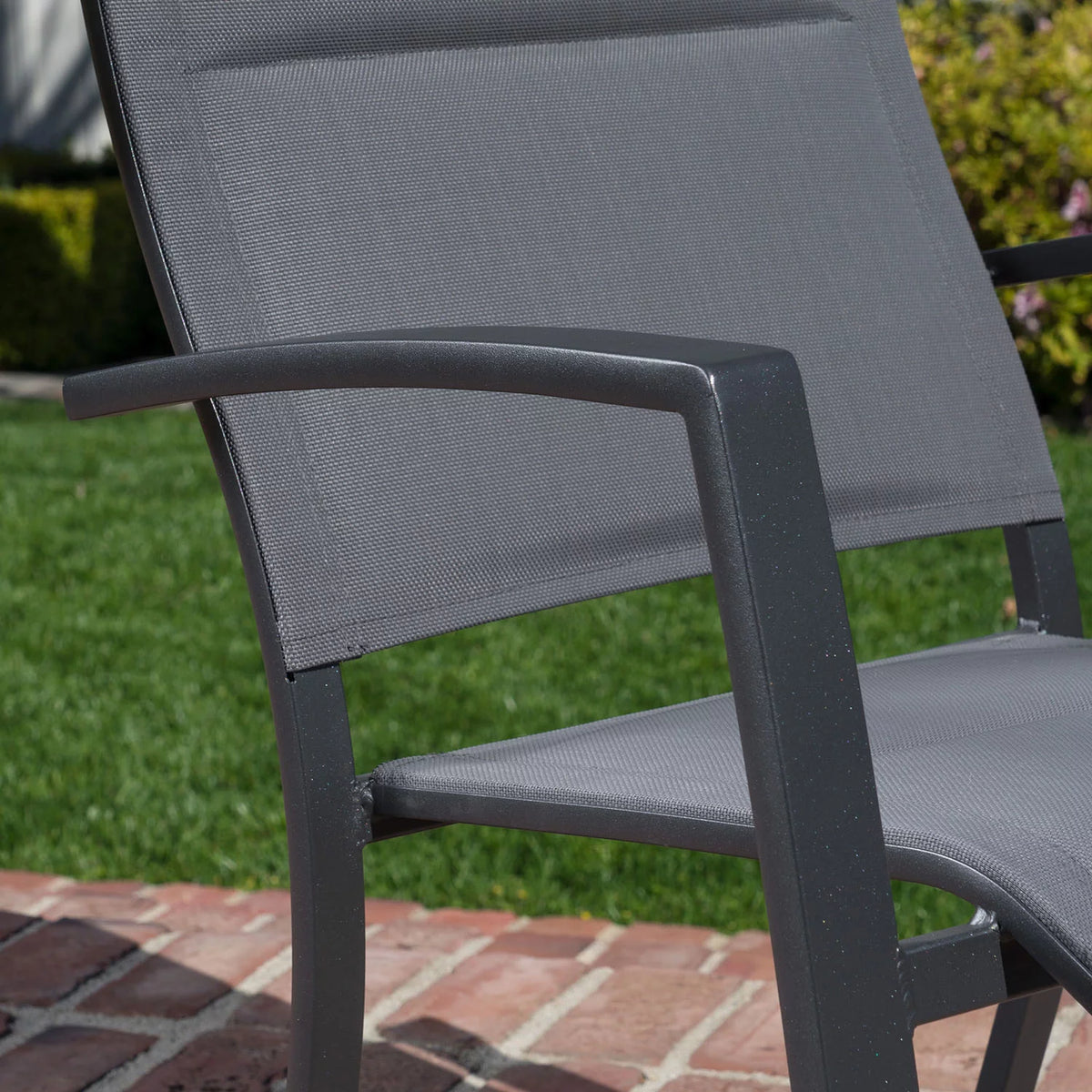 7-Piece Gray Aluminum Outdoor Dining Set I55051