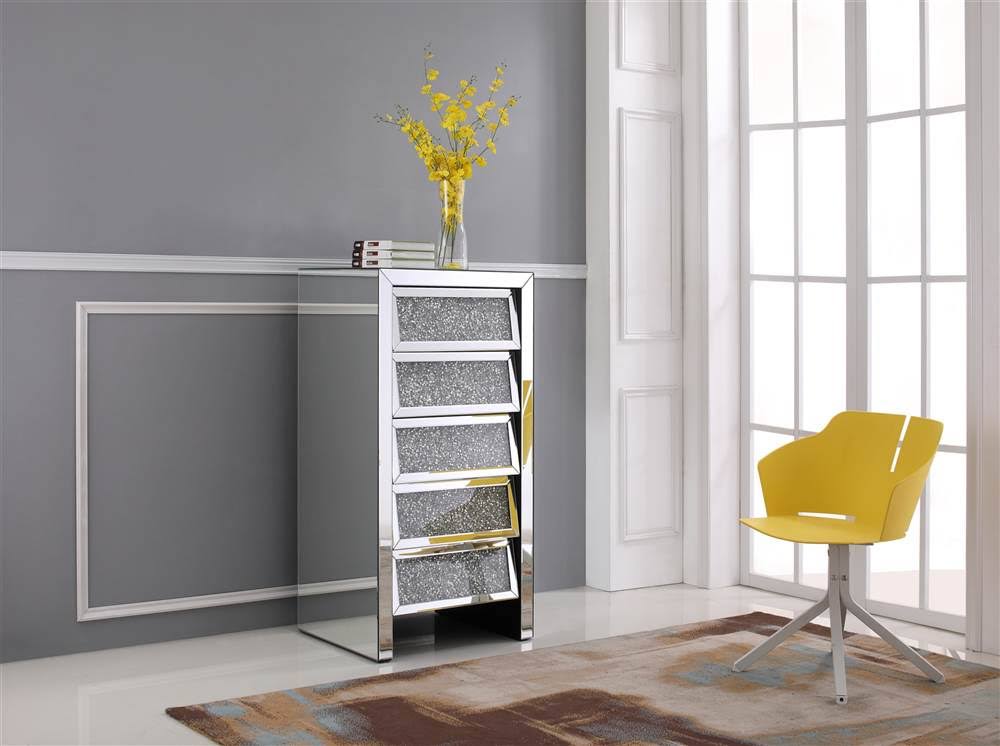 Modern Royal Cut Crystal Cabinet U61242
