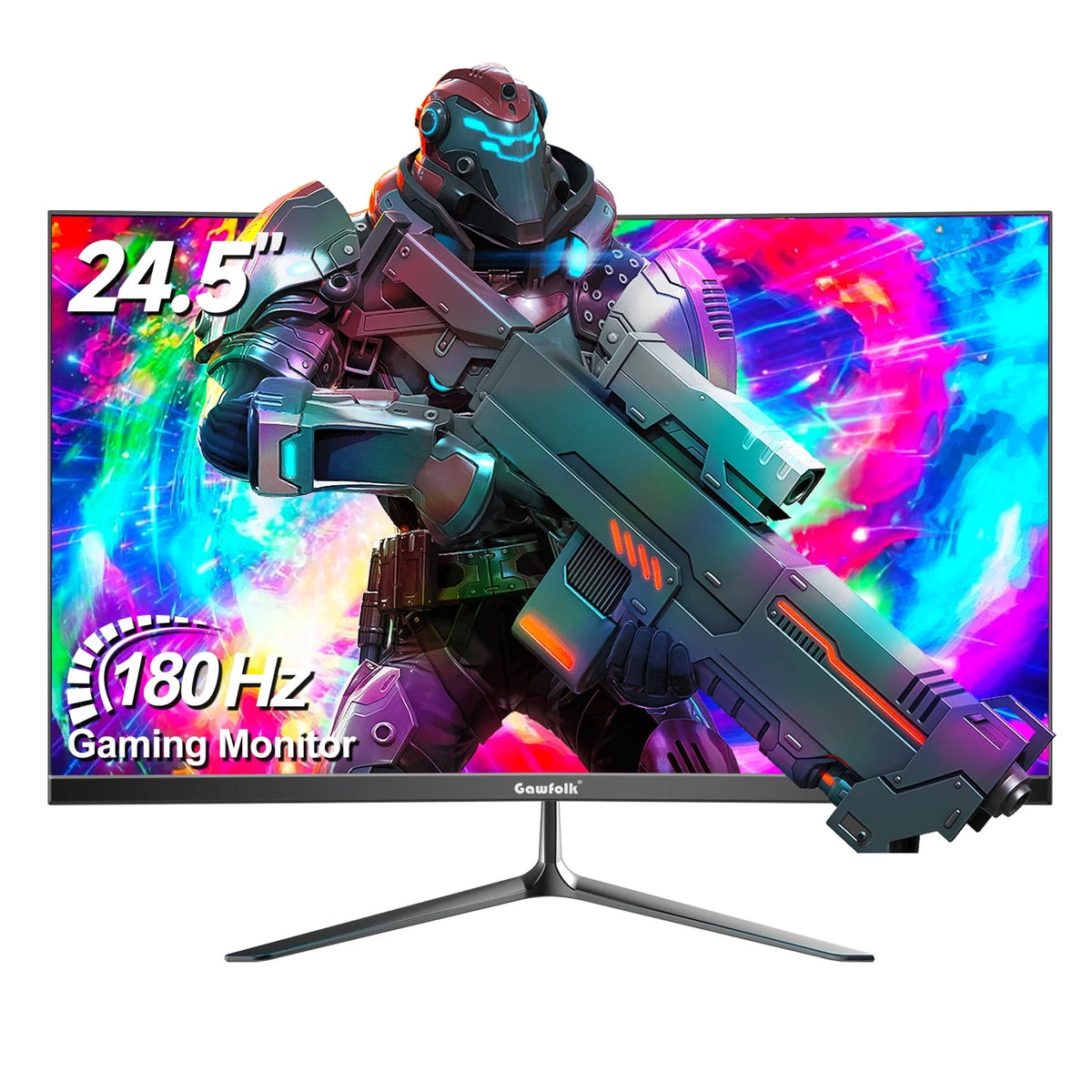 24.5 inch Curved Gaming Monitor 180hz FHD Frameless VA Black Y10463