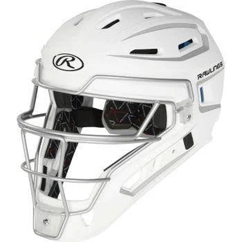 Maroon White Two-Tone Catcher's Helmet L73859