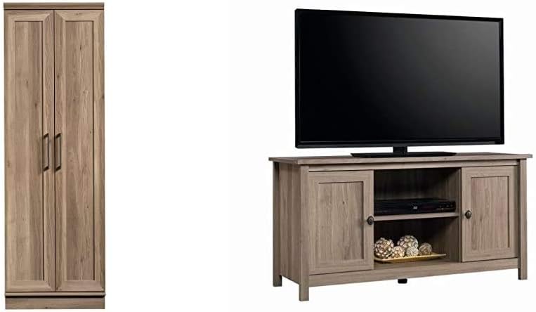 Soft White Storage Cabinet Y615