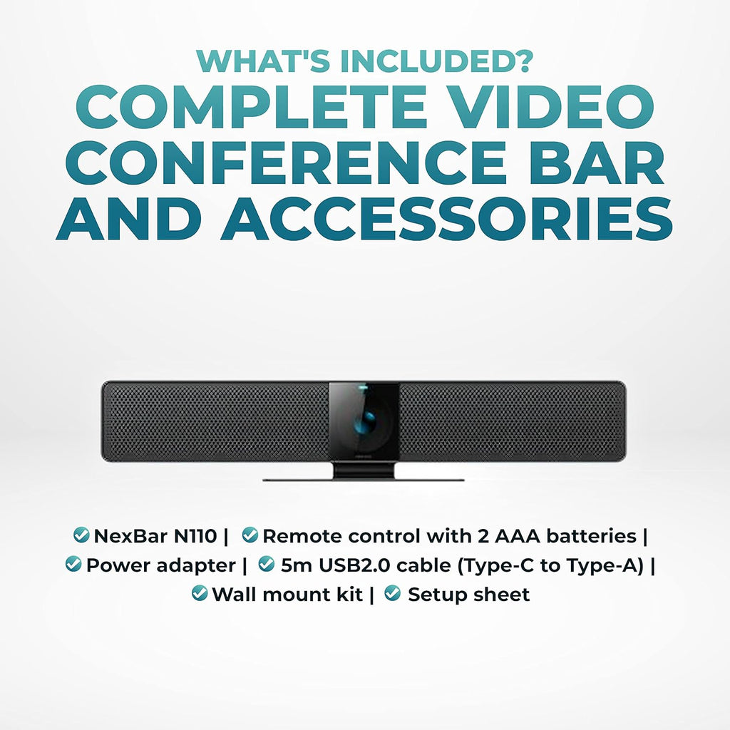 Video Conference System with Wide Angle Camera and Microphone S32117