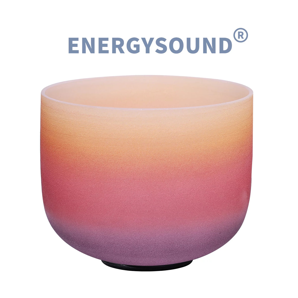 8 inch Frosted Crystal Singing Bowl X4035