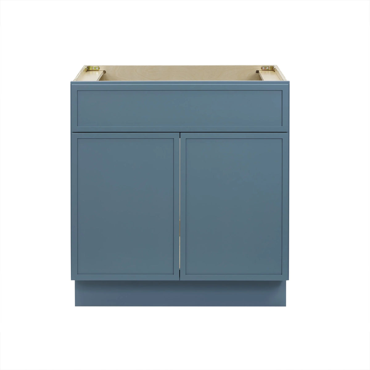 30" Birch Plywood Freestanding Storage Cabinet with Soft Close Doors J6117