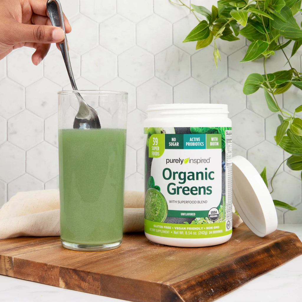 Organic Greens Superfood Powder, Unflavored, 8.57 oz F10188