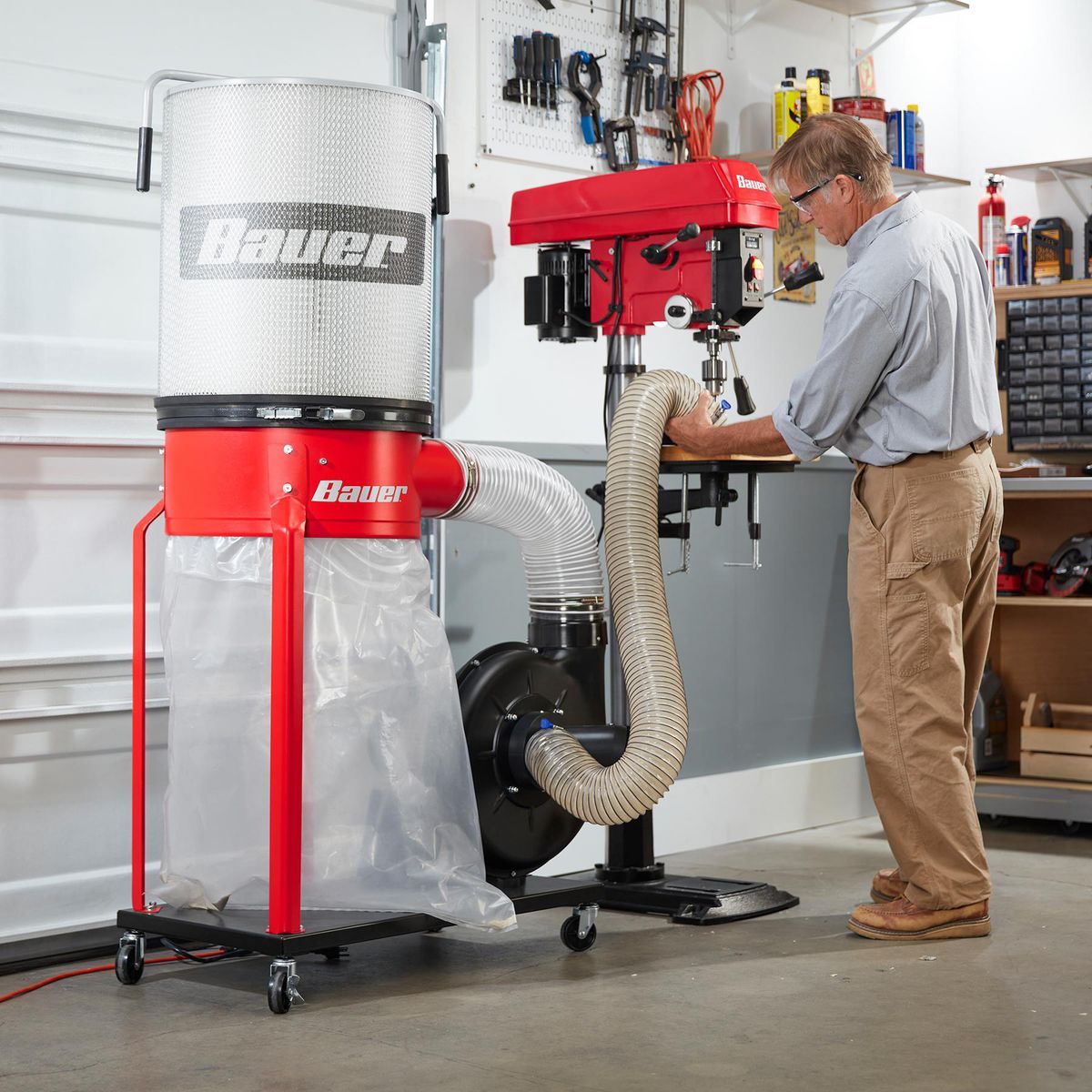 35 Gallon Dust Collector with 2-Micron Canister Filter C3984
